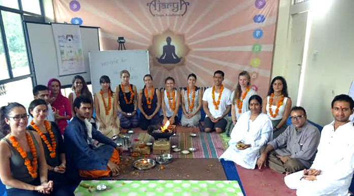 Opening Ceremony Yoga Teacher Training in India